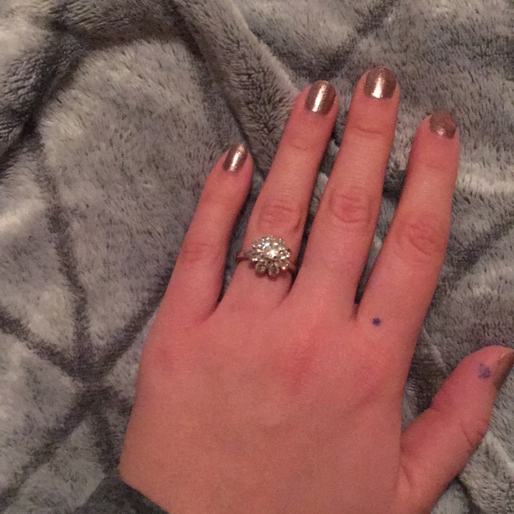 Lia Sophia Flower Ring